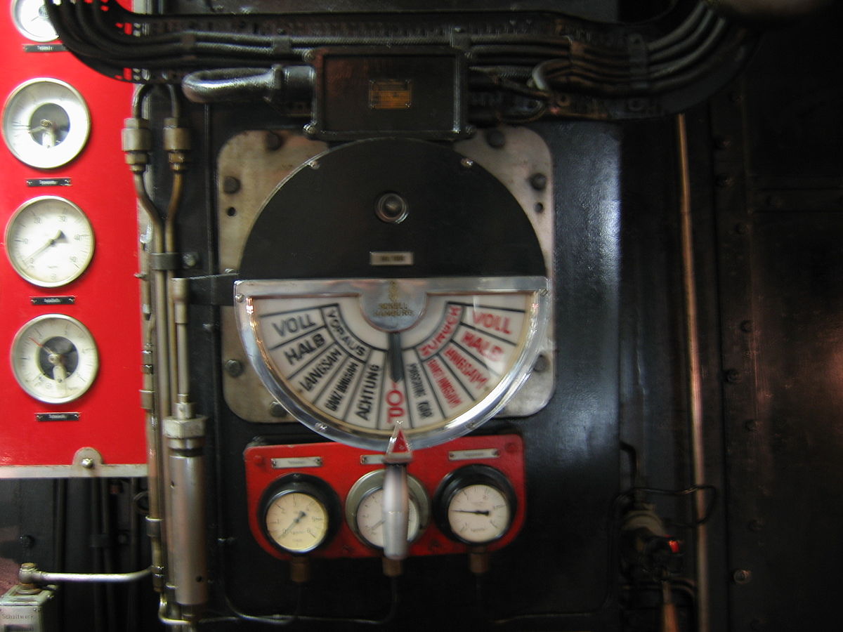 Le transmetteur en salle des machines