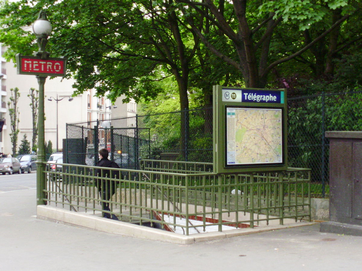 Télégraphe (métro de Paris)