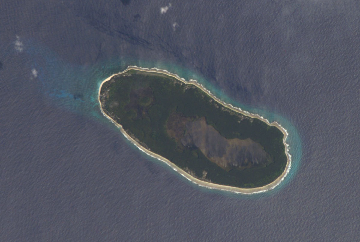 Image satellite de Teraina.