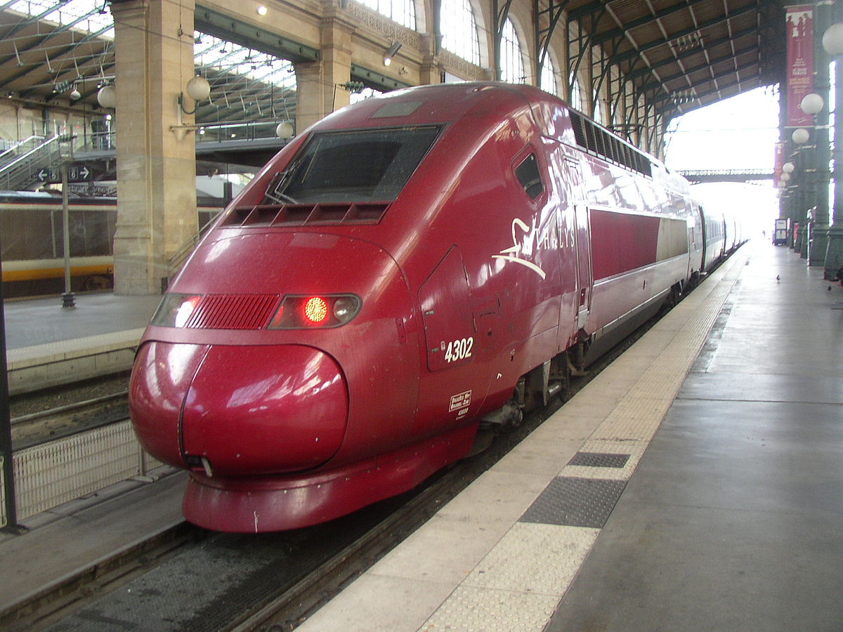 Une rame PBKA en gare de Paris-Nord.