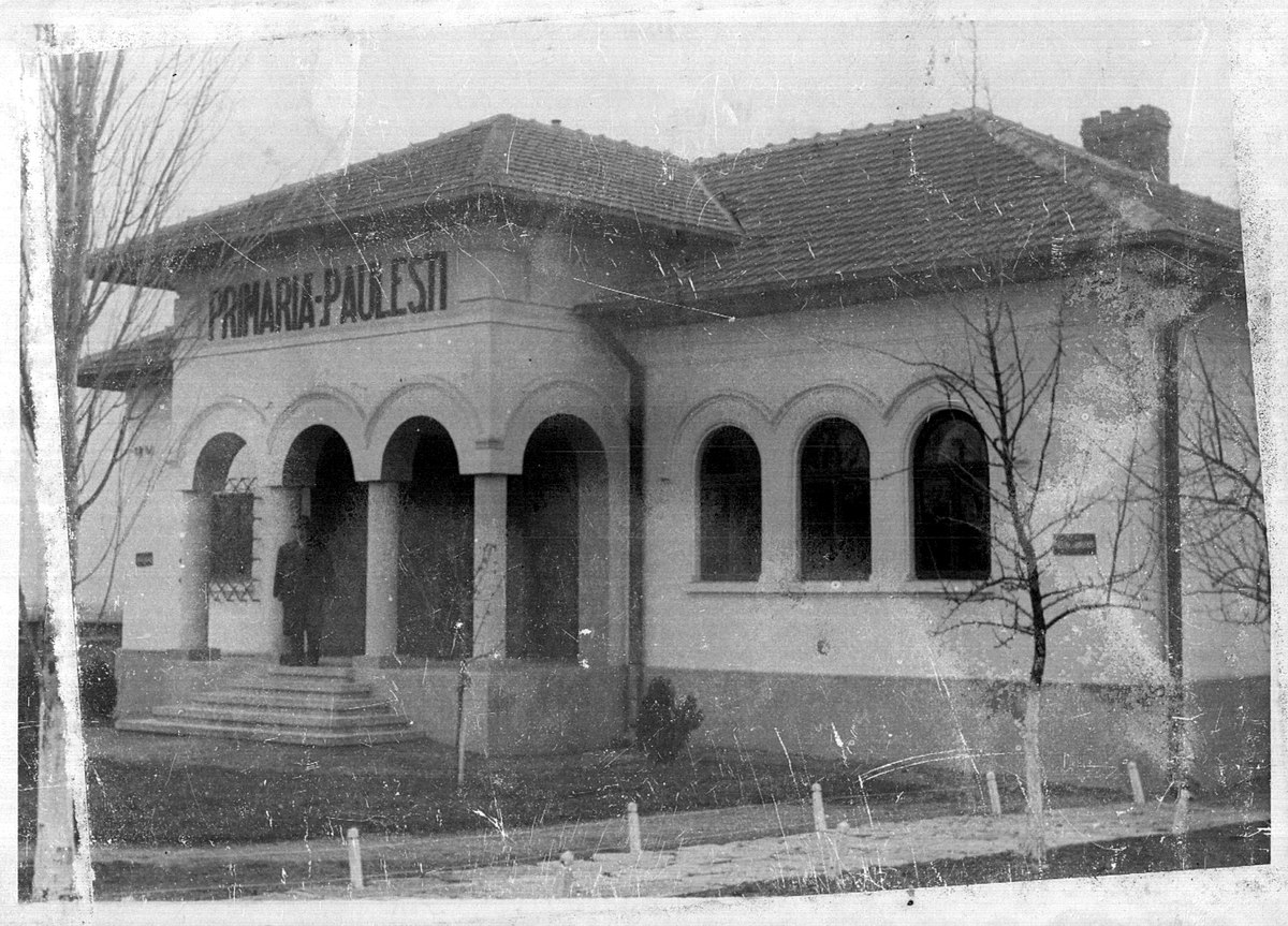 Mairie de Păuleşti en 1939.