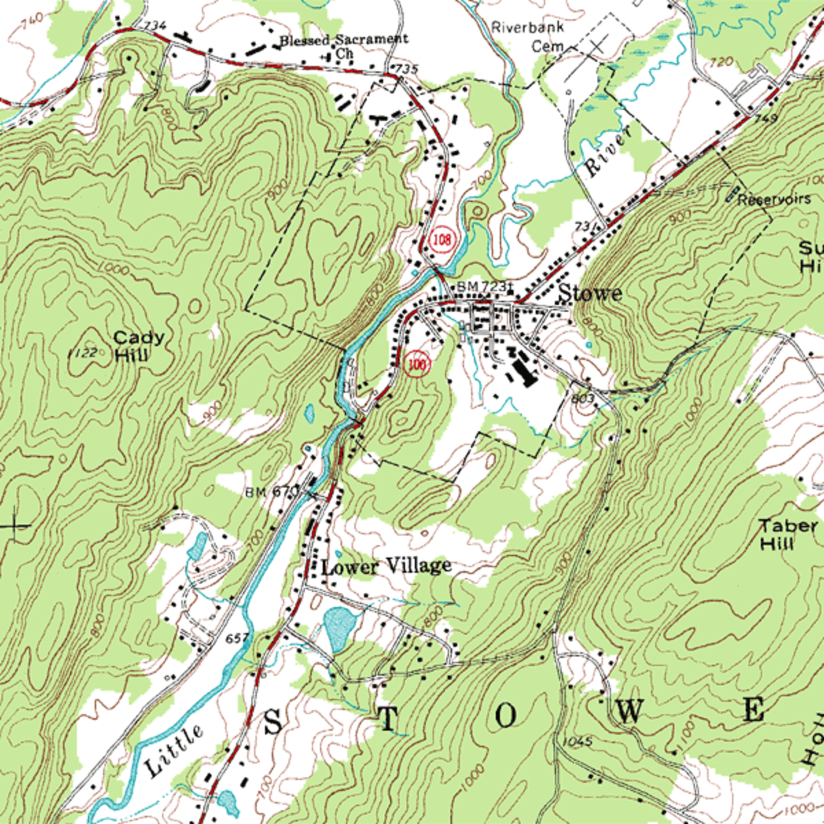 Carte topographique