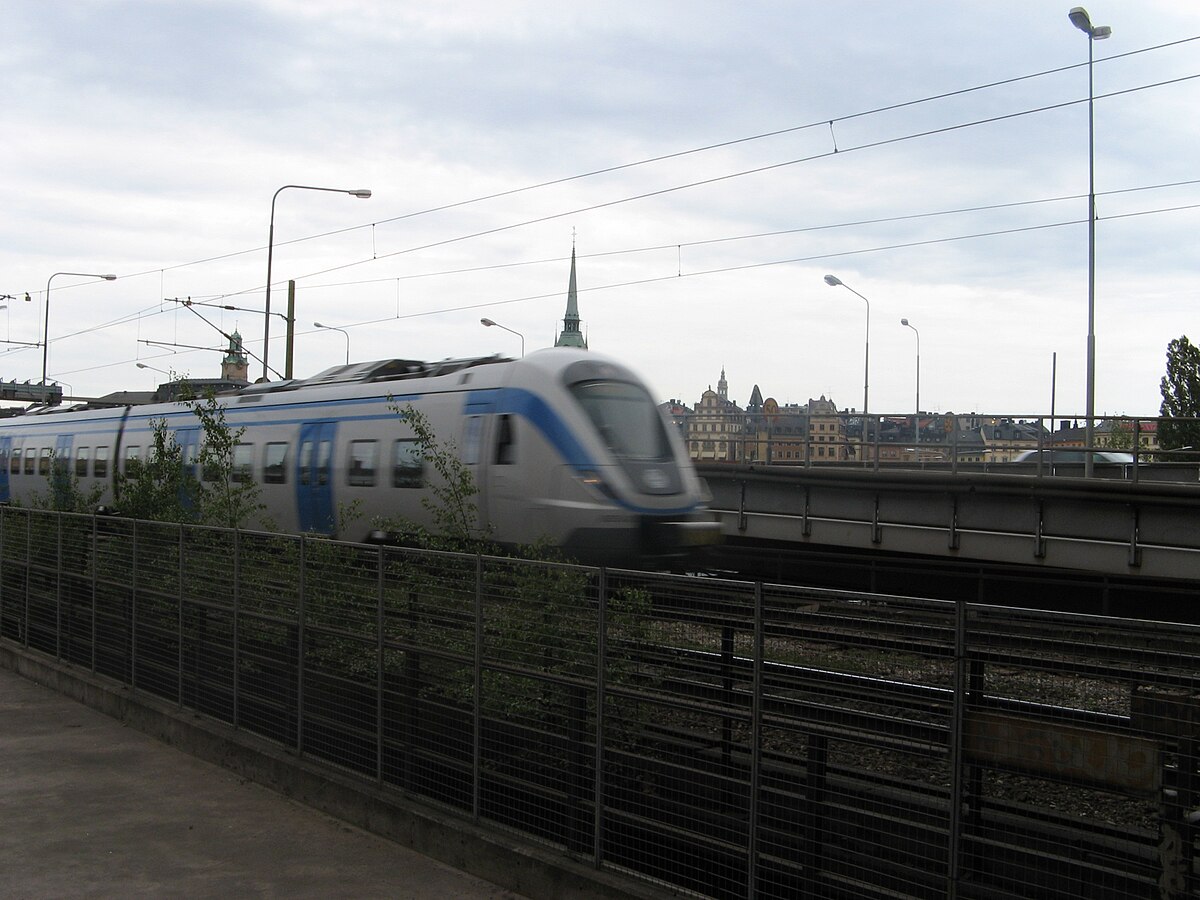 X2000 à Stockholm.