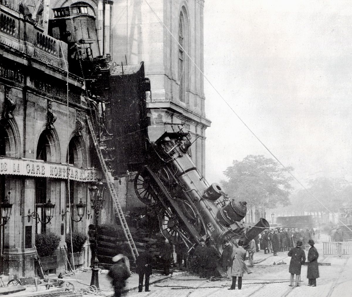 Autre vue de l’accident