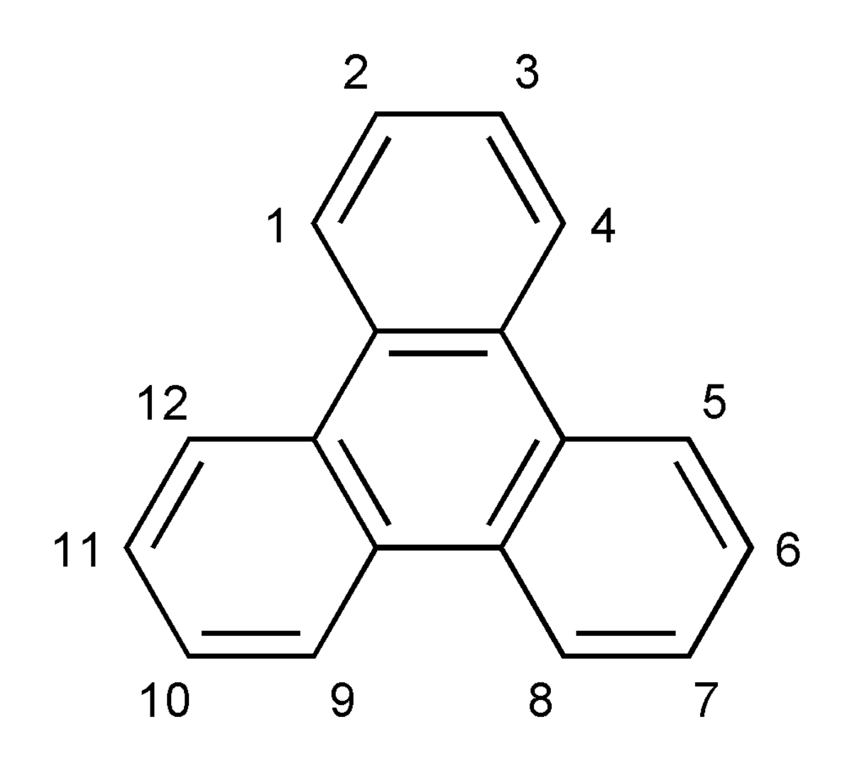 Triphenylene chemical structure.png