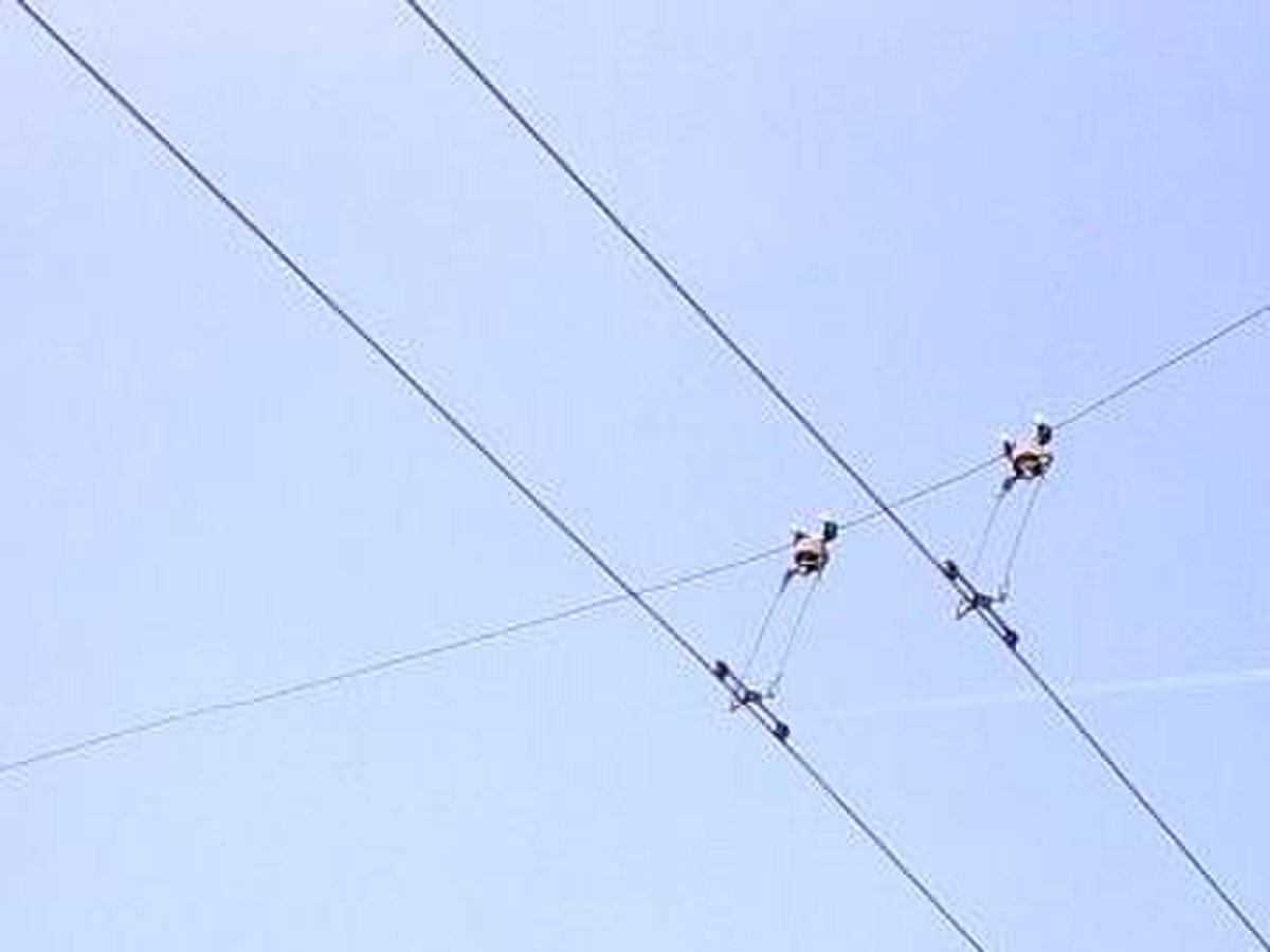 Lignes aériennes de contact de trolleybus