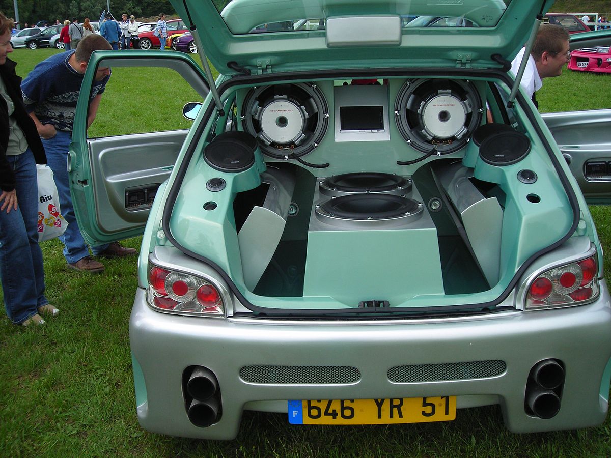 Tuning audio sur une Citroën Saxo