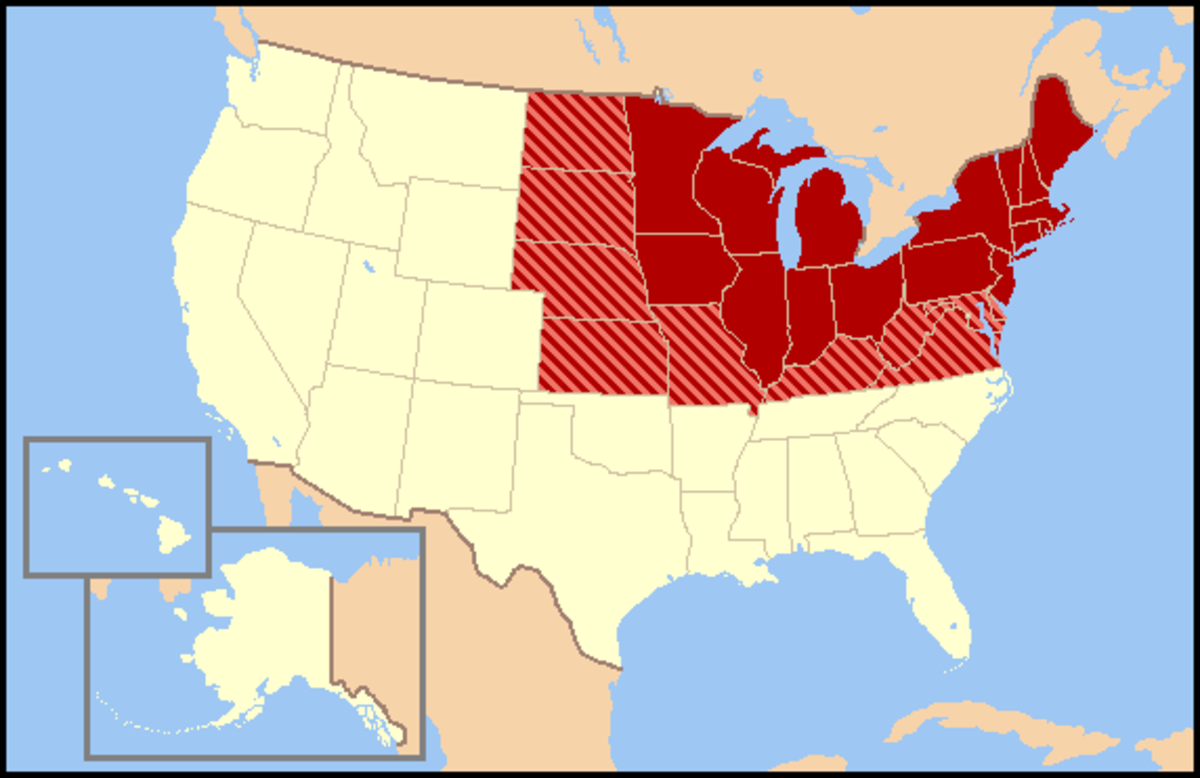 Nord des États-Unis