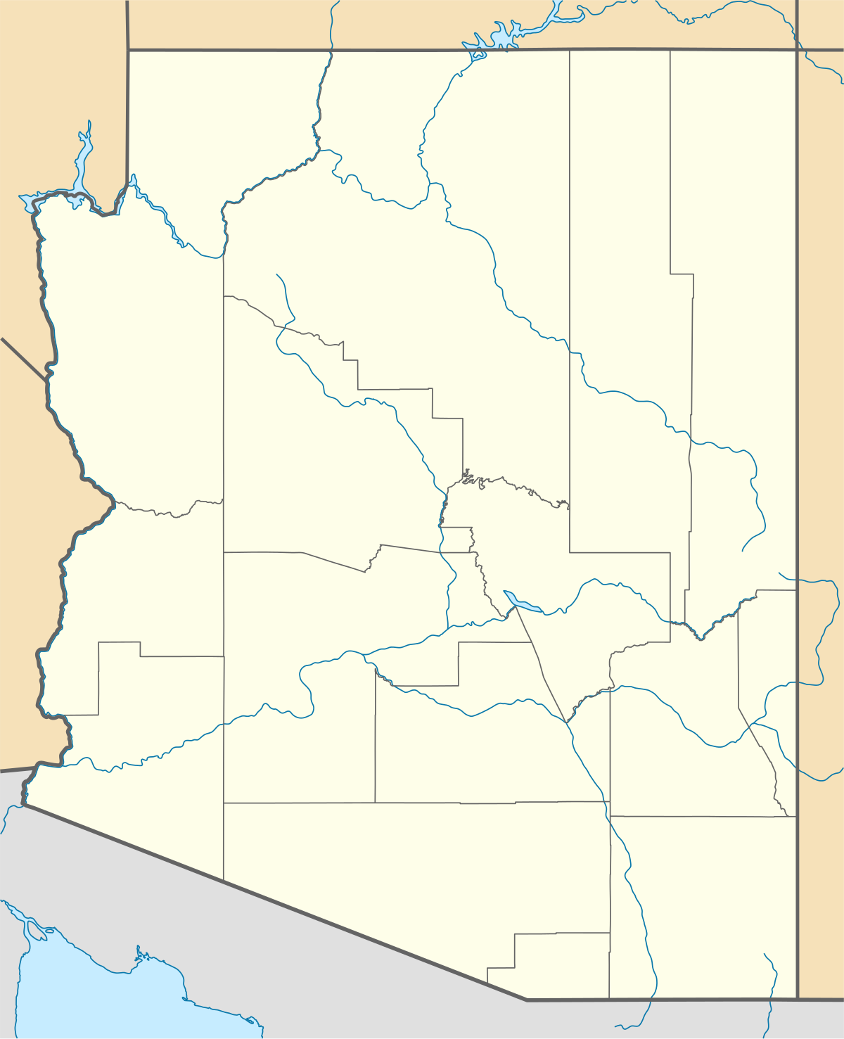(Voir situation sur carte : Arizona)