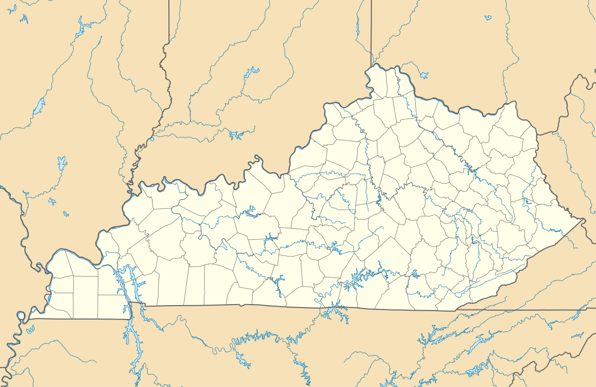 (Voir situation sur la carte du Kentucky)