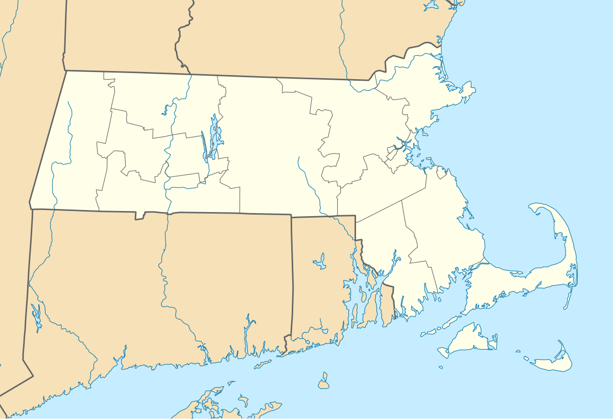 (Voir situation sur la carte du Massachusetts)