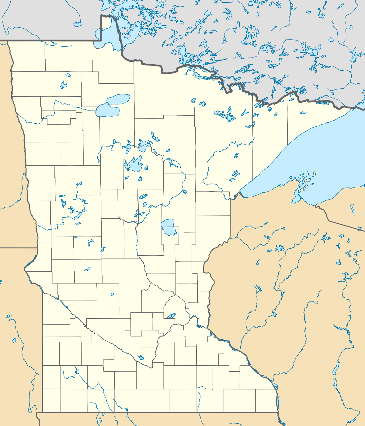 (Voir situation sur la carte du Minnesota)
