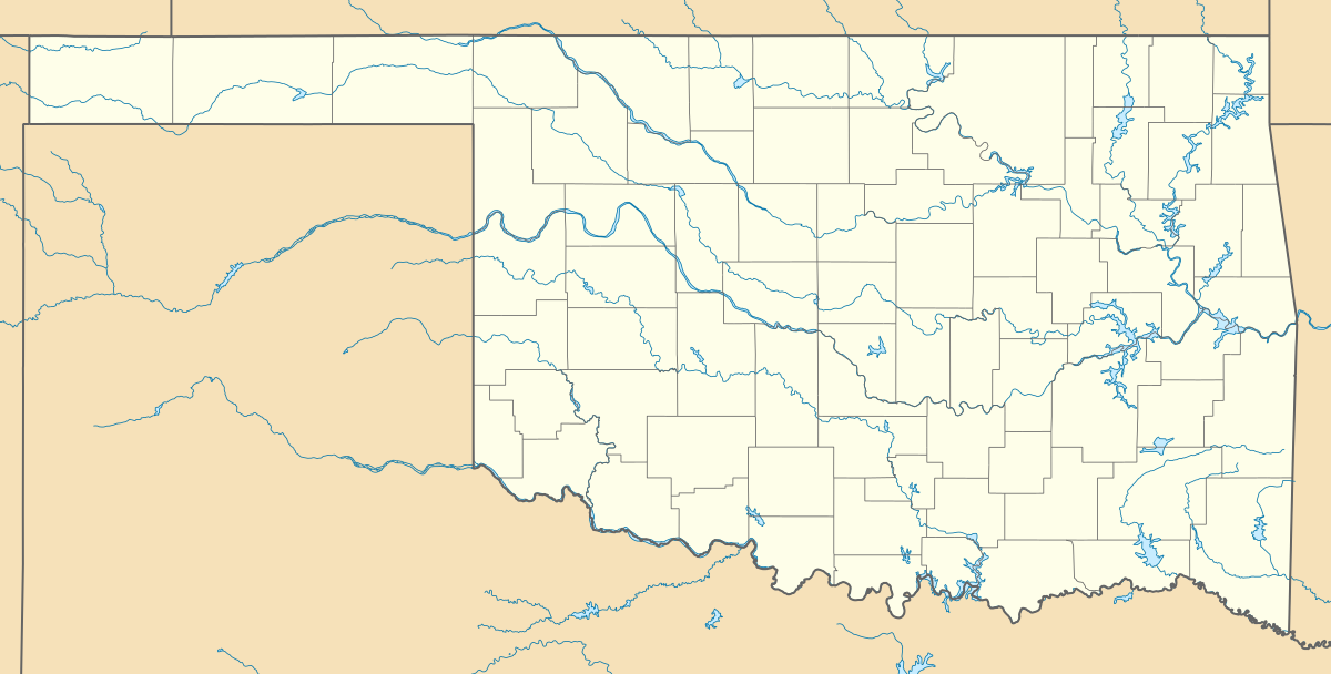 (Voir situation sur la carte de l'Oklahoma)