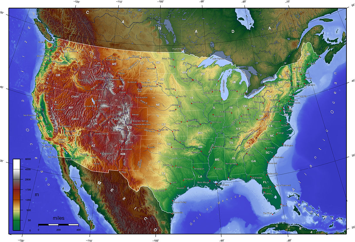 Géographie des États-Unis