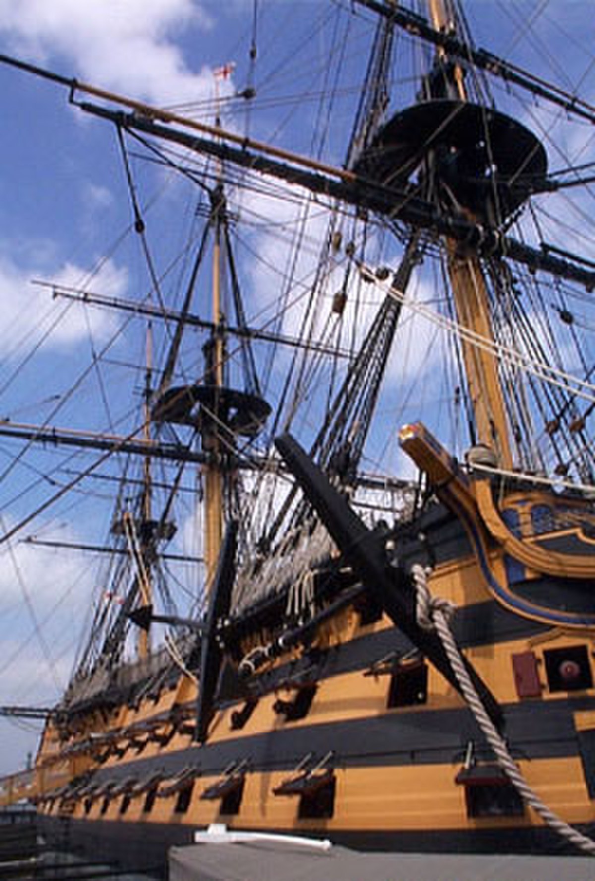 Le HMS Victory, le navire amiral de la Royal Navy à Trafalgar