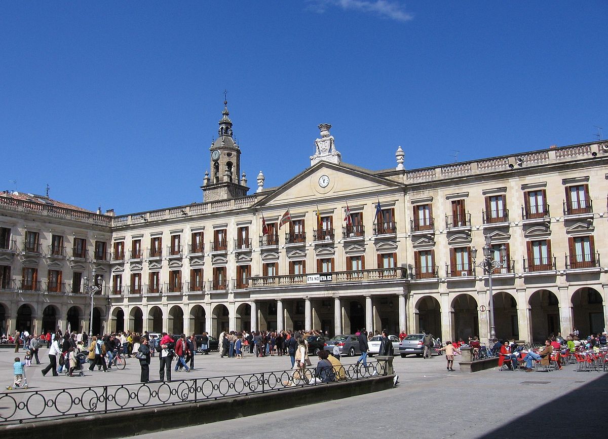La Plaza España de Vitoria