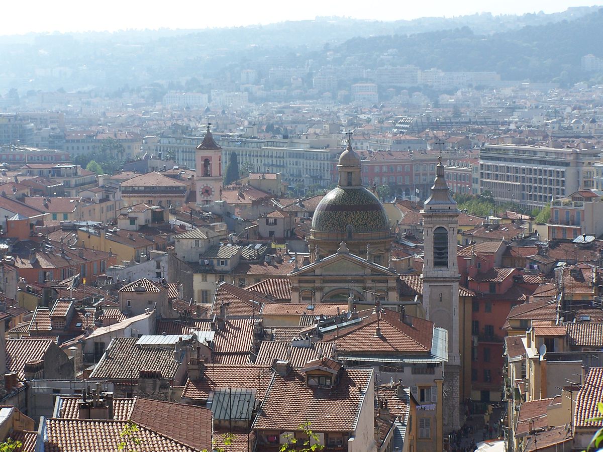 Vue d'une partie du Vieux-Nice