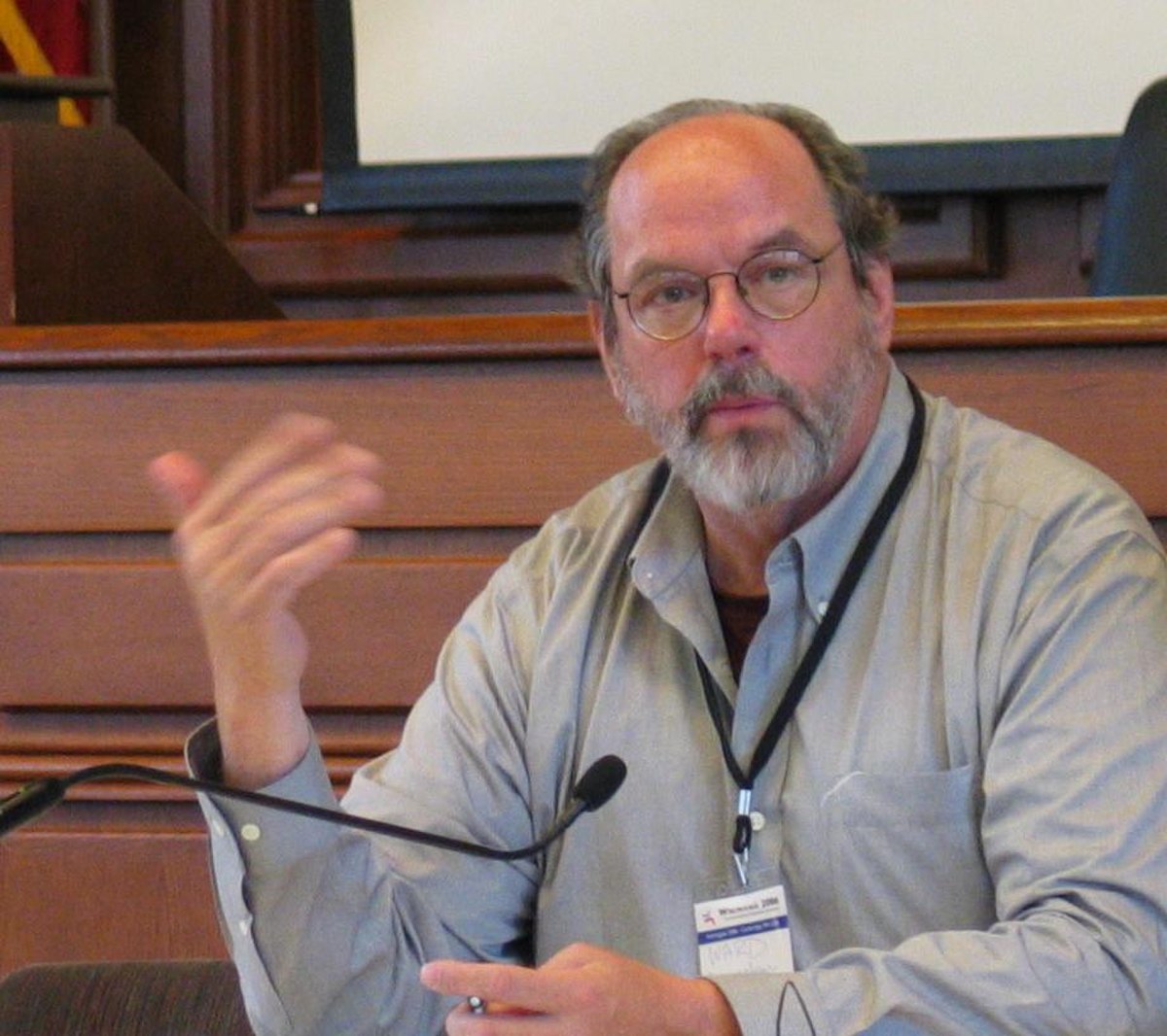Ward Cunningham à la Wikimania 2006