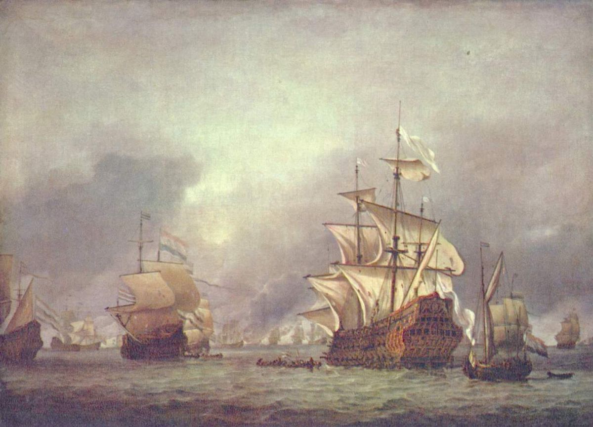 La flotte des Pays-Bas en 1666