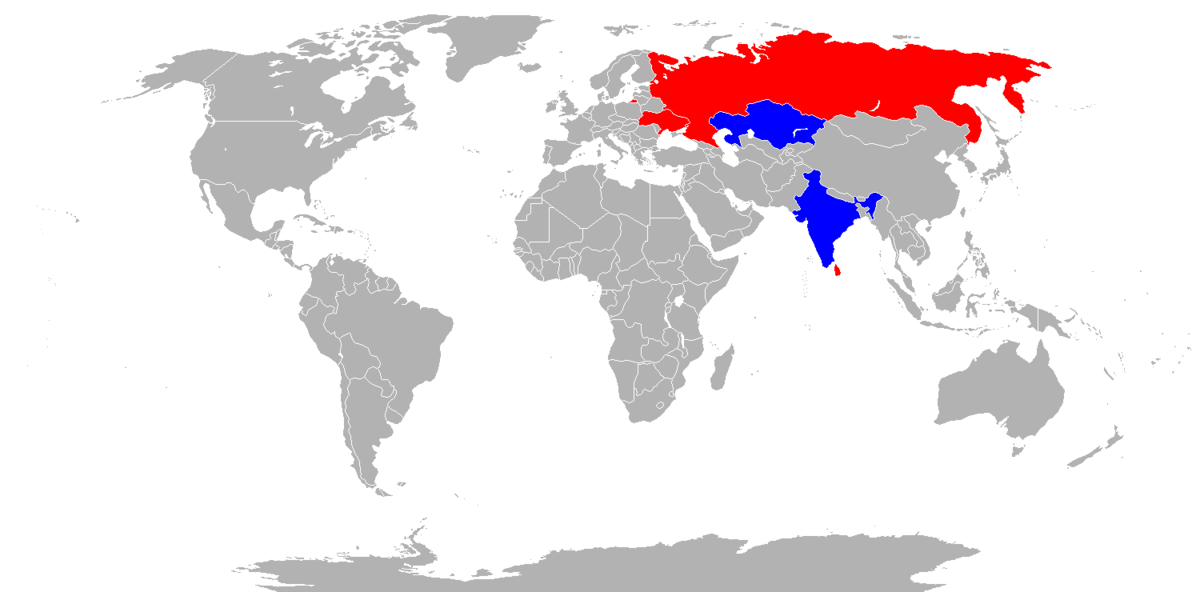 Pays opérants (rouge) ou ayant opéré (rouge foncé) des MiG-27