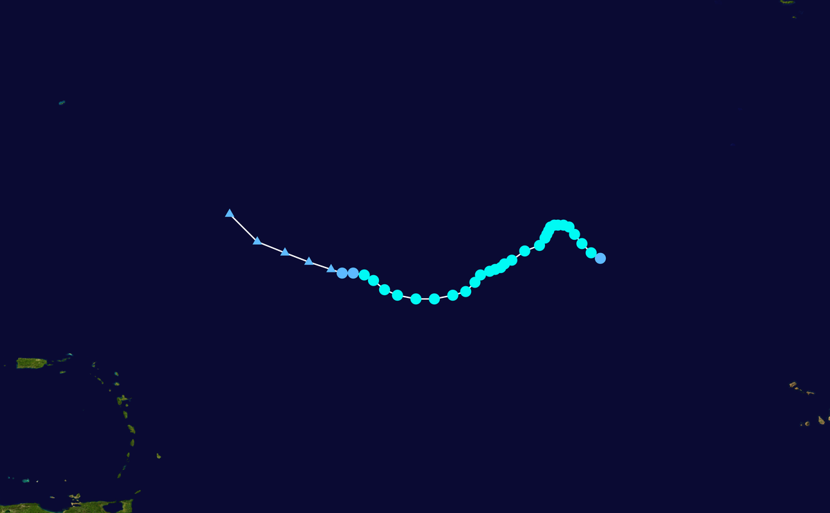Parcours de la tempête tropicale Zeta
