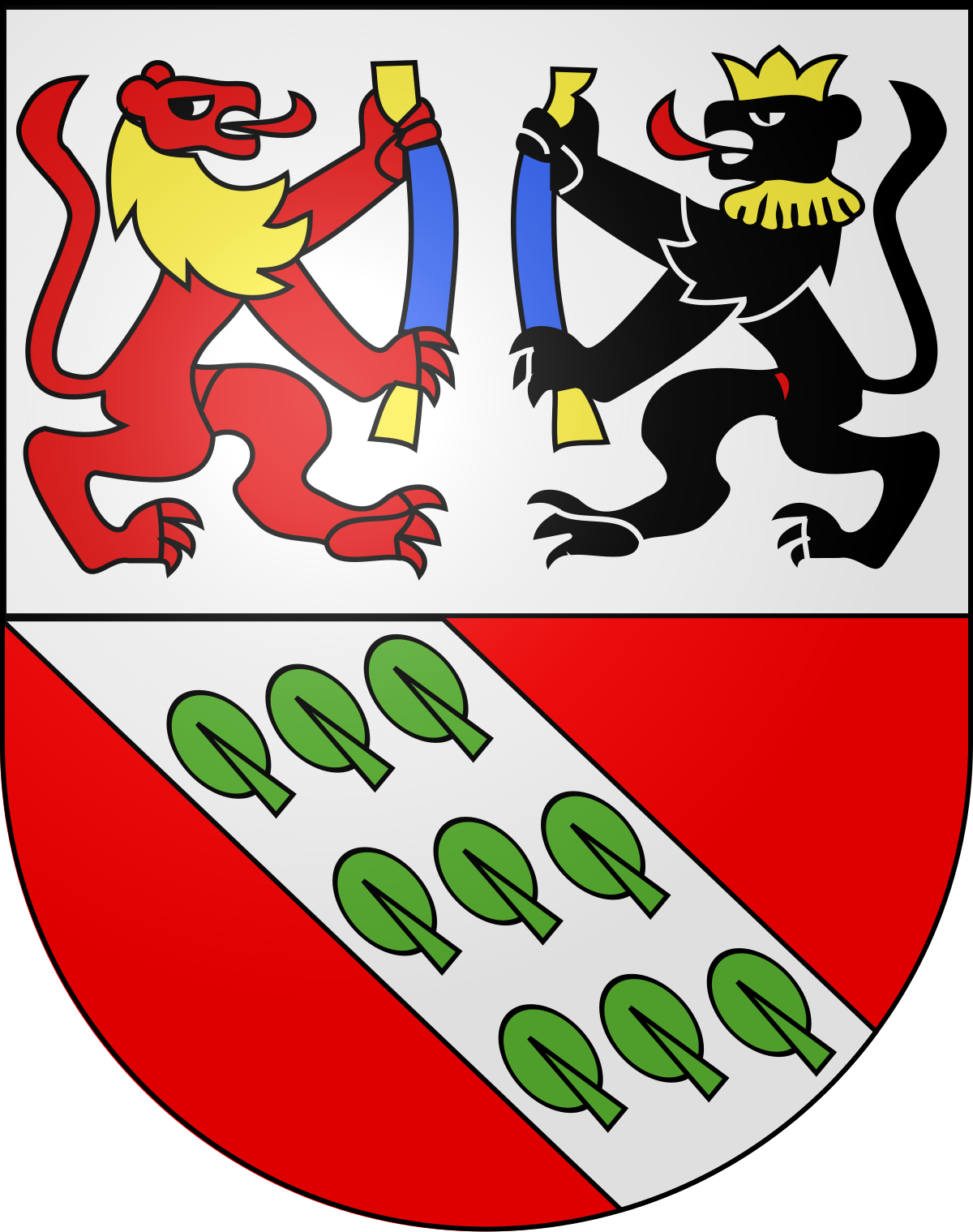 Armoiries de la commune.