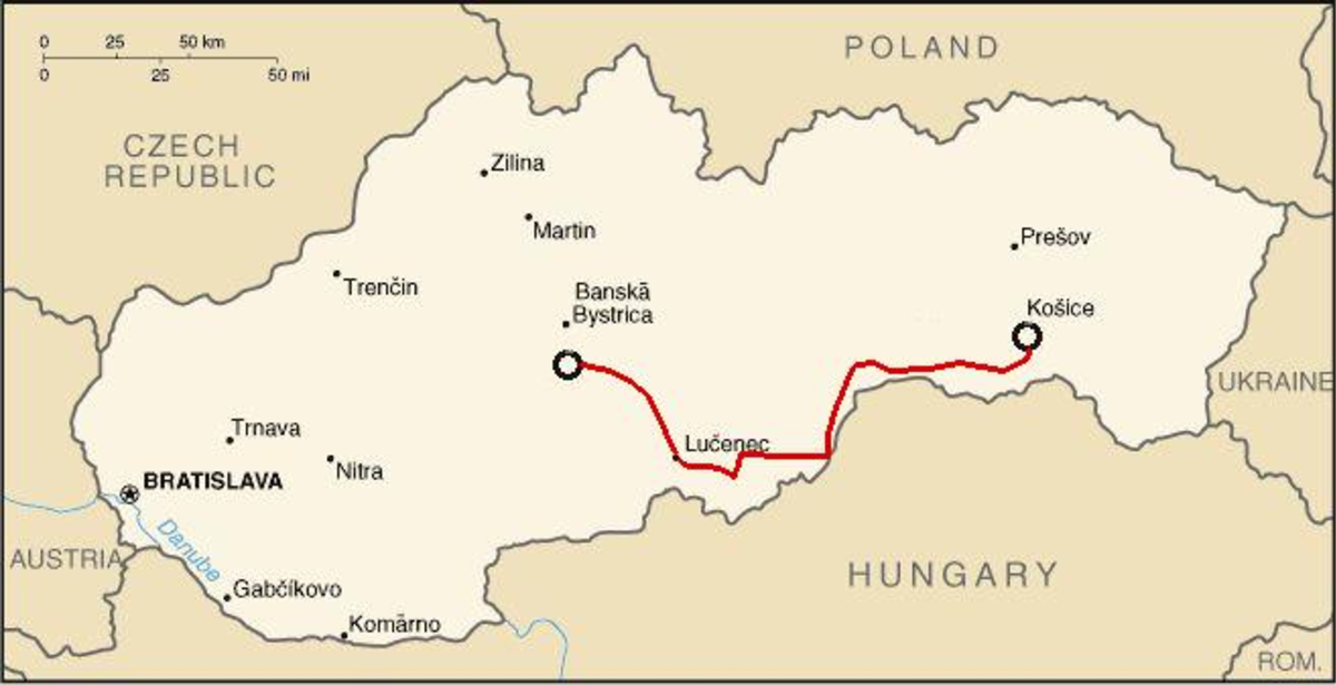 Carte de la ligne
