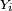 \scriptstyle\ Y_i\