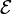 \mathcal E \