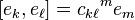 [e_k,e_\ell] = c_{k\ell}{}^m e_m\,\