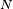\scriptstyle\ N\