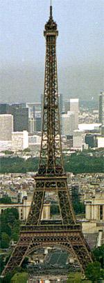 Tour Eiffel vue depuis la tour Montparnasse