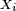 \scriptstyle\ X_i\