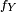 \scriptstyle\ f_Y\