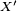 \scriptstyle\ X^{\prime}\
