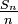 \ \scriptstyle \tfrac{S_n}{n}\