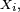 \scriptstyle\ X_i,\