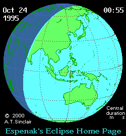 Éclipse solaire du 24 octobre 1995