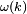 \scriptstyle\ \omega(k)\