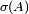\scriptstyle\ \sigma({A})\