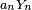 \scriptstyle\ a_nY_n\