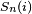 \scriptstyle\ S_n(i)\