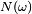 \scriptstyle\ N(\omega)\