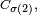 \scriptstyle\ C_{\sigma(2)},\