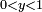 \scriptstyle\ 0<y<1\