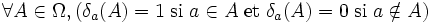 Mesure de Dirac