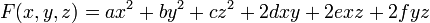 Forme quadratique