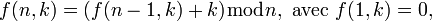 Problème de Josèphe