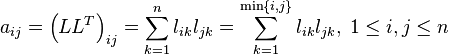 Factorisation de Cholesky