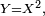 \scriptstyle\ Y=X^2,\